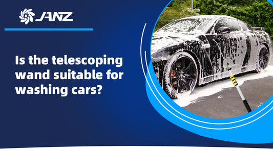 Is the telescoping wand suitable for washing cars?