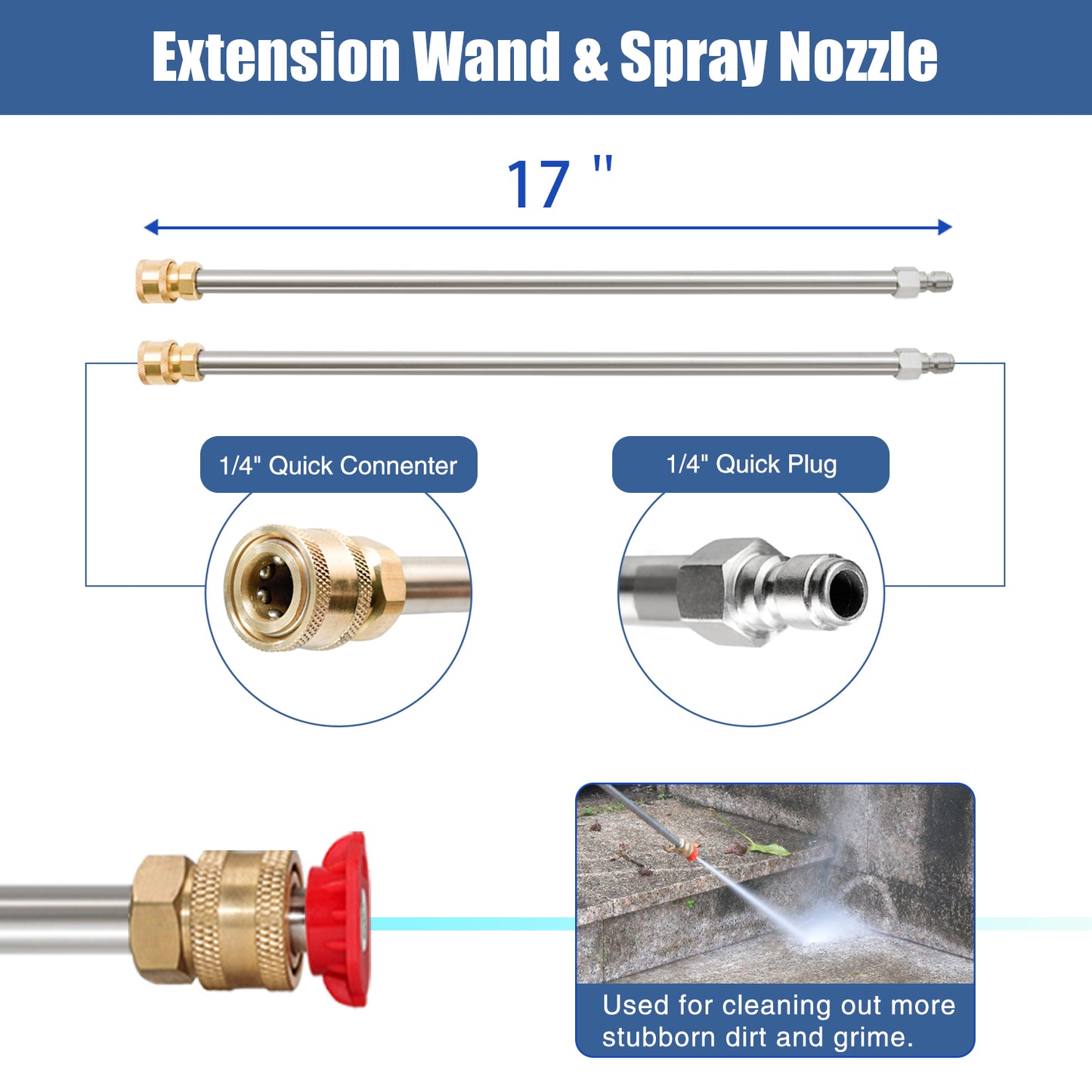 JANZ 17" Pressure Washer Surface Cleaner