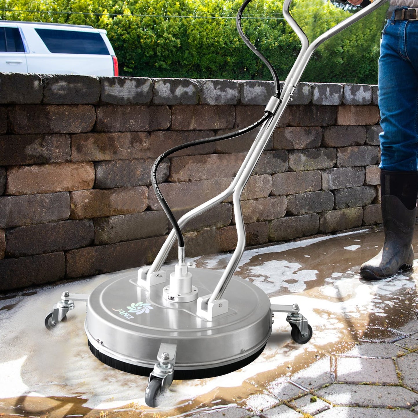 JANZ 20" Pressure Washer Surface Cleaner with Dual Handle - JANZ Direct