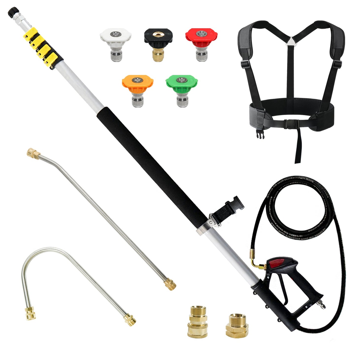 JANZ Pressure Washer Telescoping Wand with 2 Extension Wands - JANZ Direct