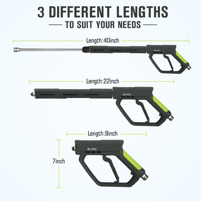 JANZ 5000 PSI Pressure Washer Black Gun Kit