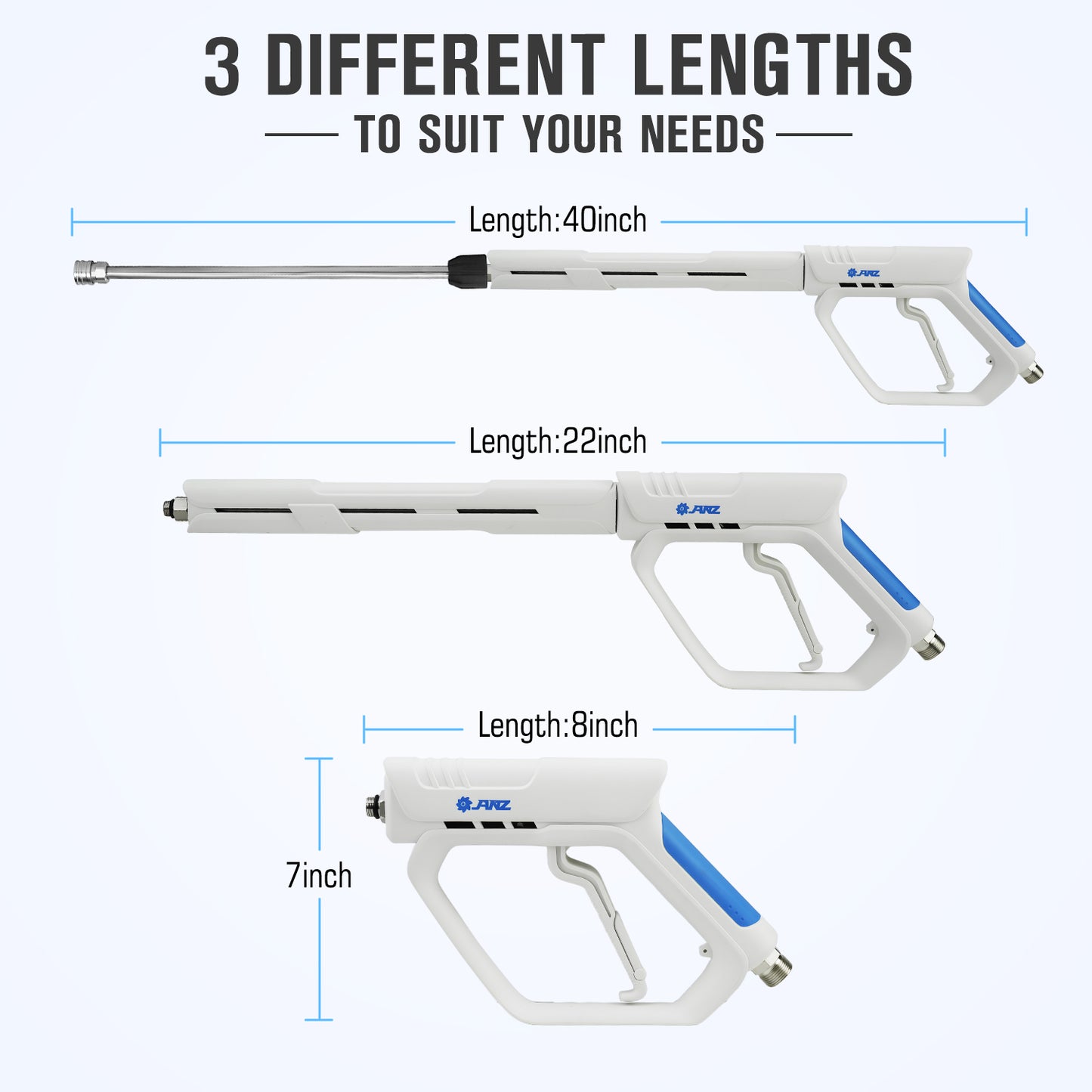 JANZ 5000 PSI Pressure Washer White Gun Kit
