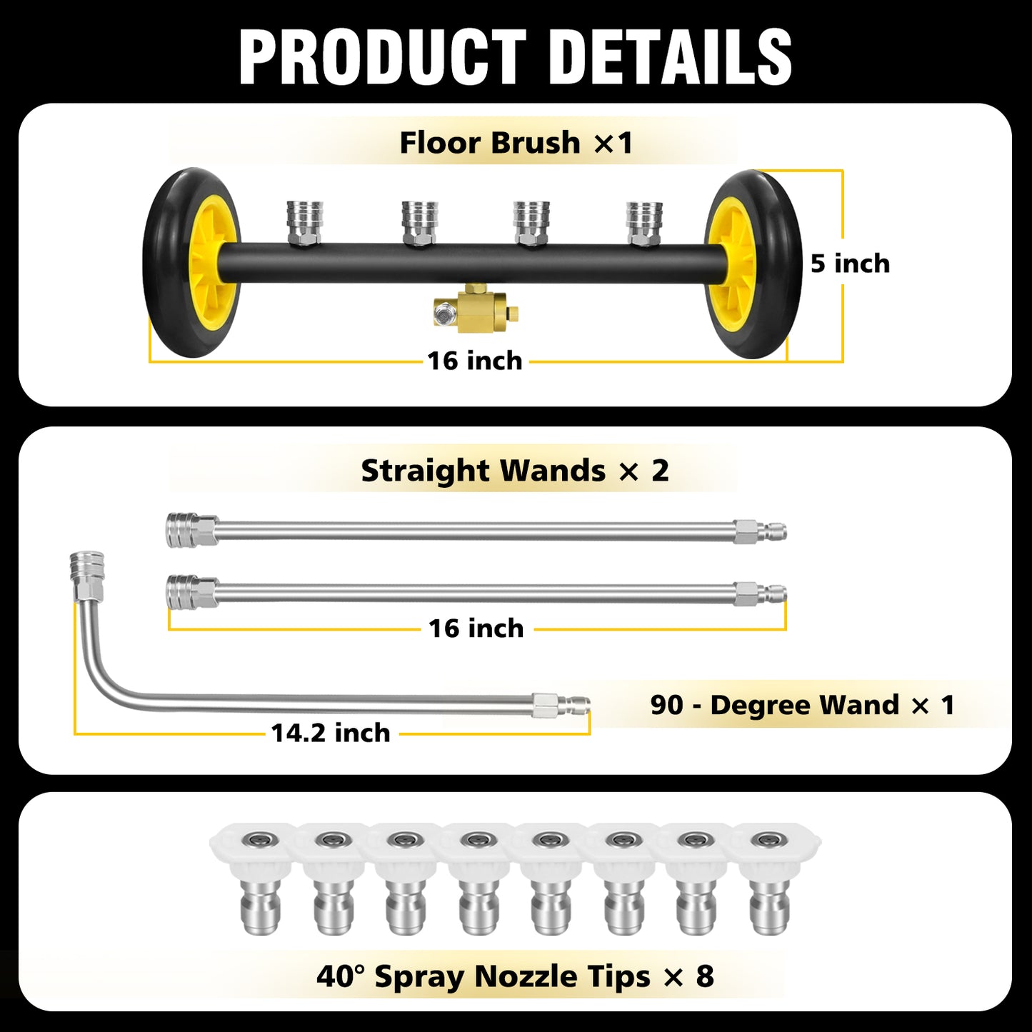 Pressure Washer Undercarriage Cleaner