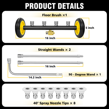 Pressure Washer Undercarriage Cleaner