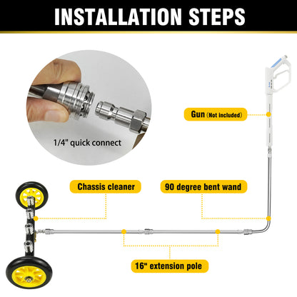 Pressure Washer Undercarriage Cleaner