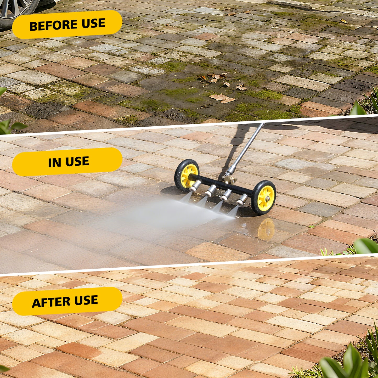 Pressure Washer Undercarriage Cleaner with Foam Cannon