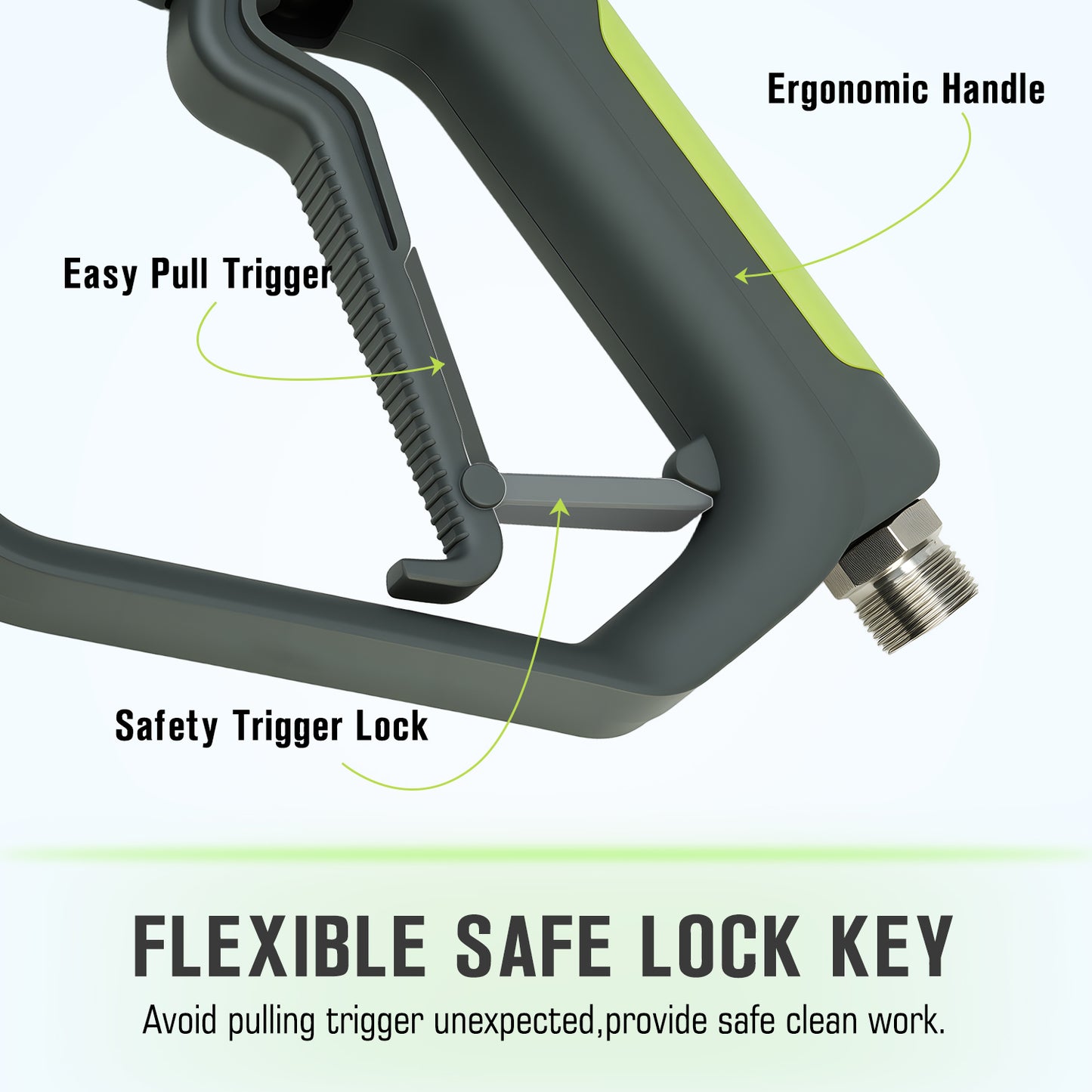 JANZ 5000 PSI Pressure Washer Black Gun Kit