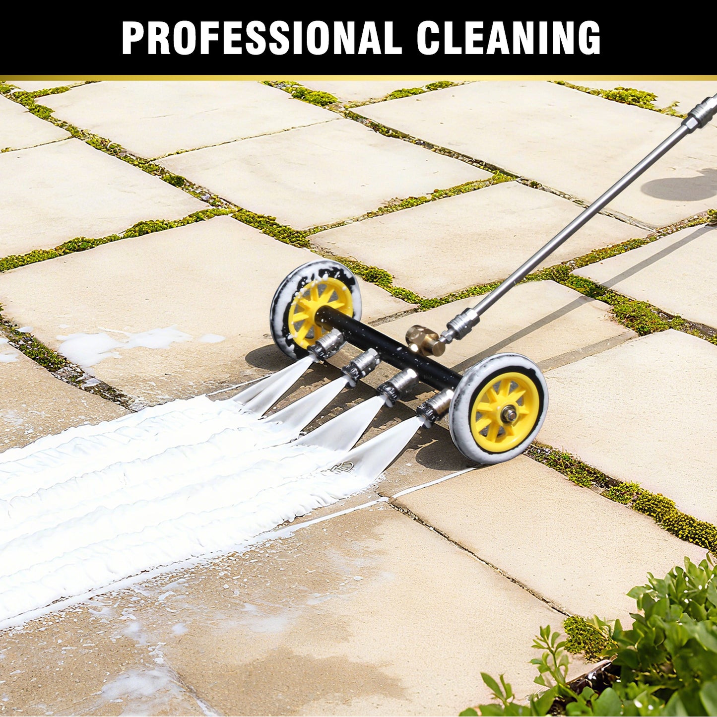 Pressure Washer Undercarriage Cleaner with Foam Cannon