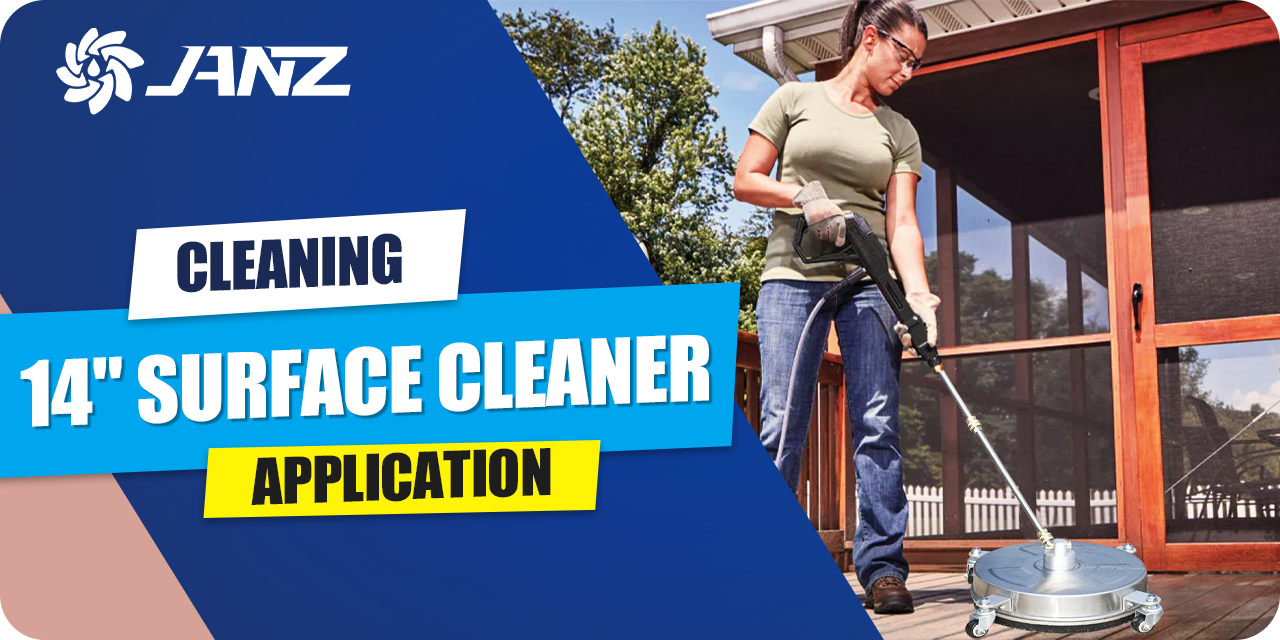 JANZ 14" Pressure Washer Surface Cleaner - JANZ Direct